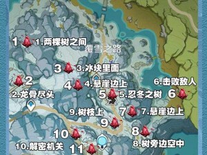 原神：龙脊雪山绯红玉髓分布全解析与汇总攻略