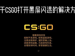 CSGO闪退黑屏解析与解决方案探讨