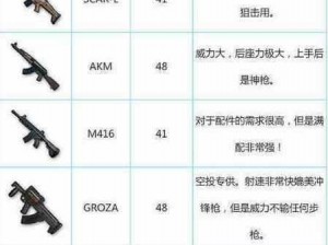 绝地求生刺激战场新械标配指南：入门武器选择与搭配秘籍