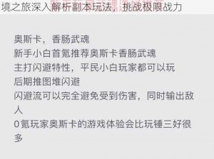 魂武者副本挑战玩法详解：攻略助力探索无尽秘境之旅深入解析副本玩法，挑战极限战力