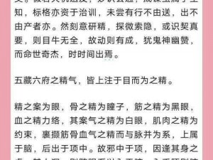 江湖求生宝典：九阳真经功效全面解析