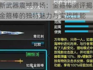 逆战新武器震撼登场：金箍棒测评揭秘——探秘金箍棒的独特魅力与实战性能