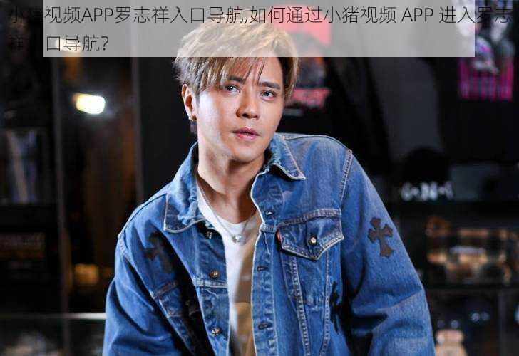 小猪视频APP罗志祥入口导航,如何通过小猪视频 APP 进入罗志祥入口导航？