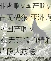 亚洲啊v国产啊v在无码狼 亚洲啊 v 国产啊 v 在无码狼的精彩片段大放送