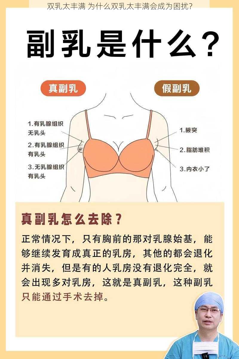 双乳太丰满 为什么双乳太丰满会成为困扰？