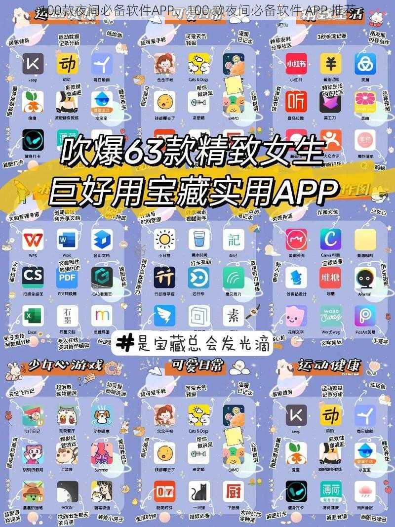 100款夜间必备软件APP、100 款夜间必备软件 APP 推荐