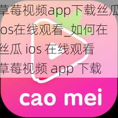 草莓视频app下载丝瓜ios在线观看_如何在丝瓜 ios 在线观看草莓视频 app 下载