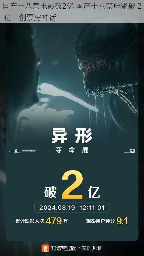 国产十八禁电影破2亿 国产十八禁电影破 2 亿，创票房神话