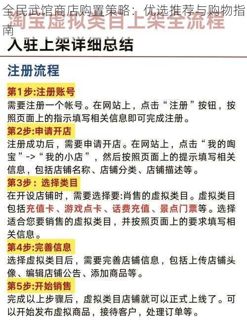 全民武馆商店购置策略：优选推荐与购物指南