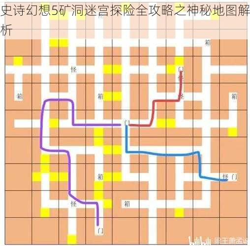 史诗幻想5矿洞迷宫探险全攻略之神秘地图解析