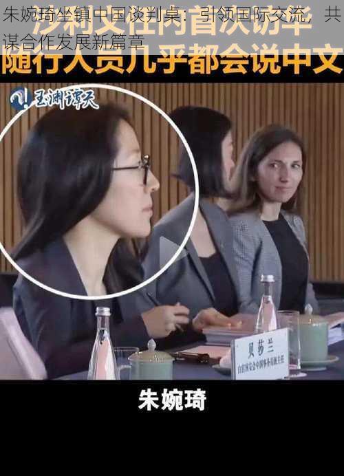 朱婉琦坐镇中国谈判桌：引领国际交流，共谋合作发展新篇章