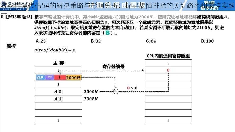 游戏错误代码54的解决策略与影响分析：探寻故障排除的关键路径和最佳实践研究