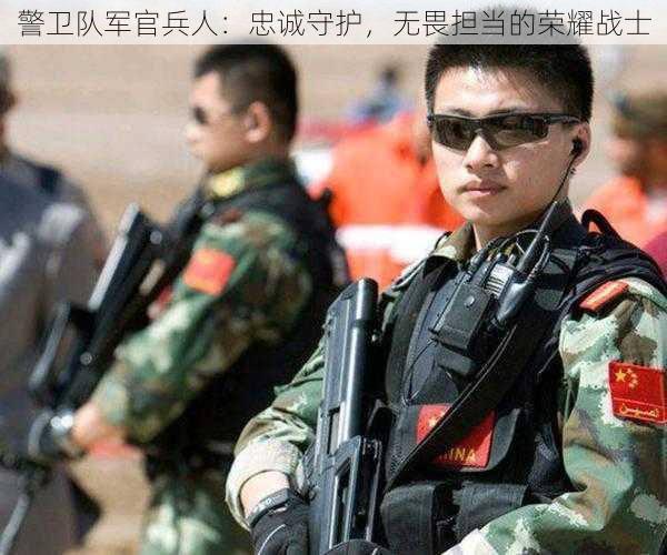 警卫队军官兵人：忠诚守护，无畏担当的荣耀战士