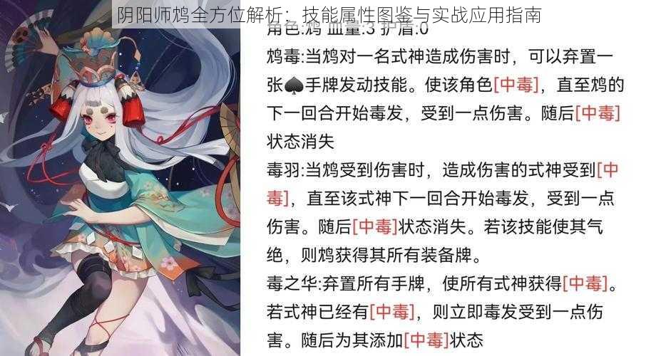 阴阳师鸩全方位解析：技能属性图鉴与实战应用指南