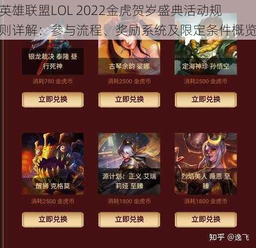 英雄联盟LOL 2022金虎贺岁盛典活动规则详解：参与流程、奖励系统及限定条件概览